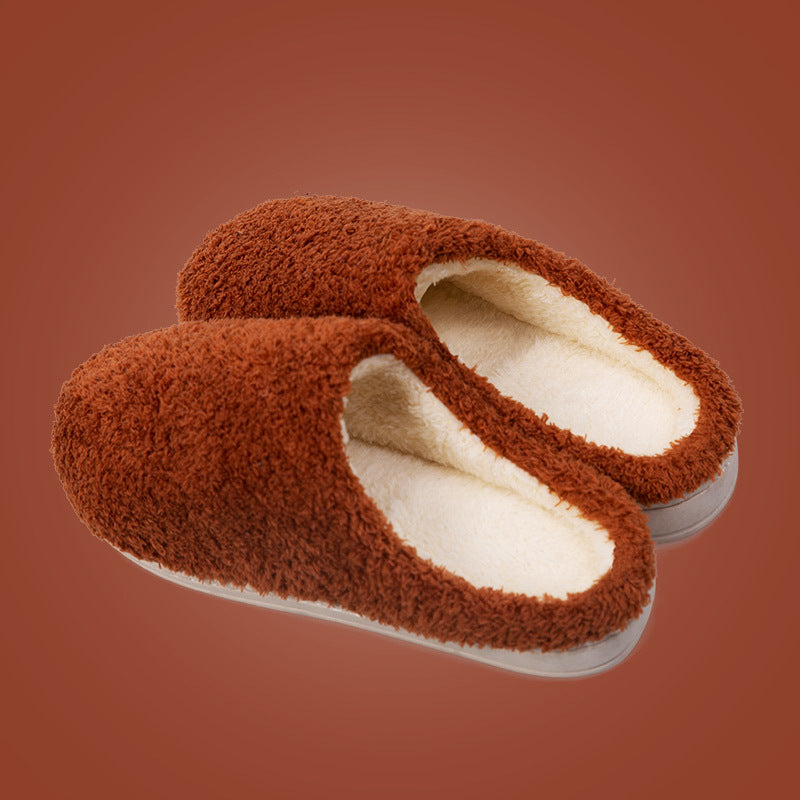 Cozy Furry Slippers for Women - Soft Winter Bedroom Shoes