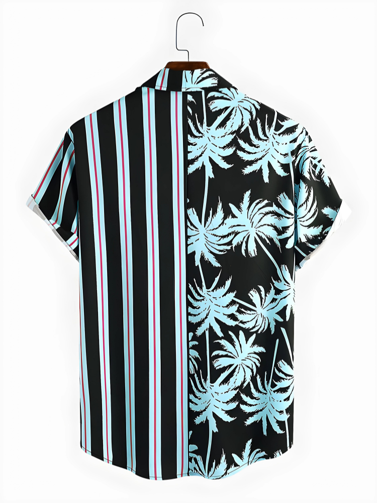 Men's Holiday Shirt: Short Sleeve Casual | Stylish Vacation Wear