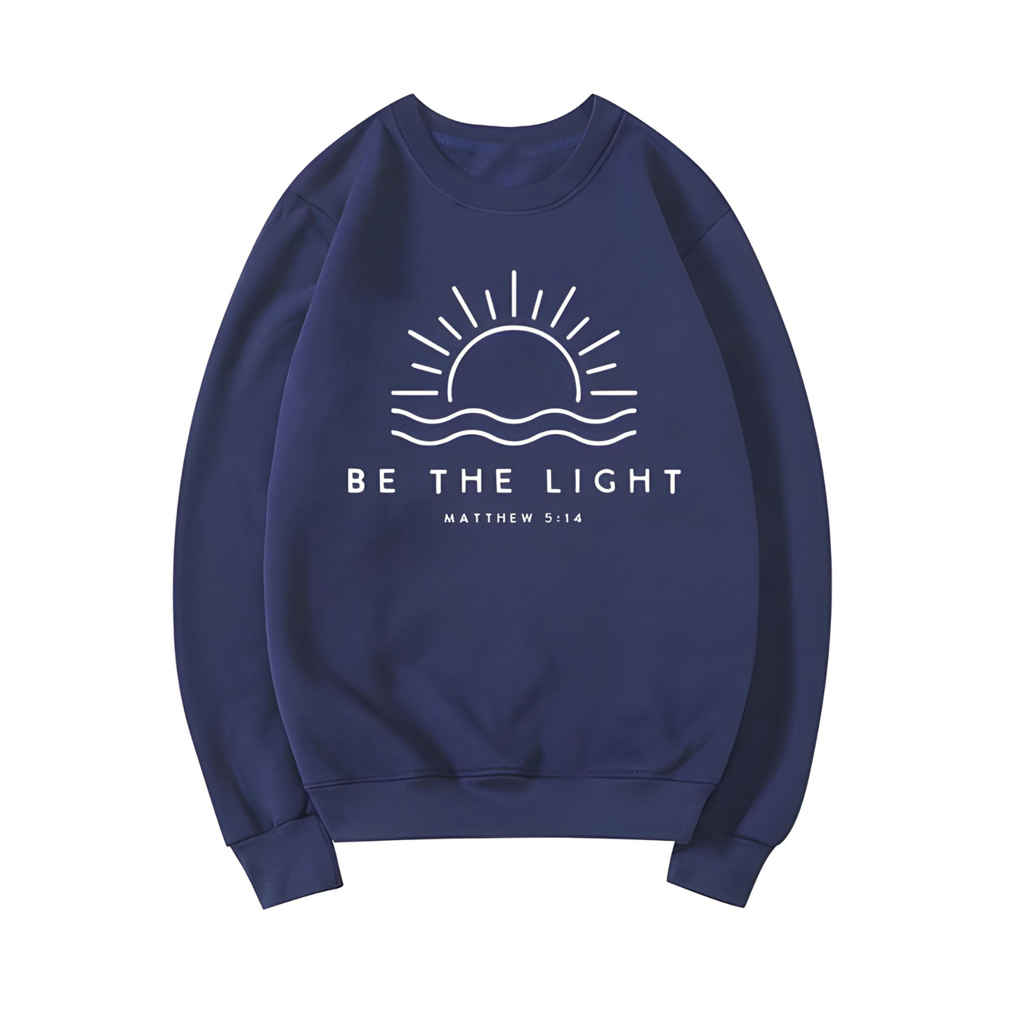 Fleece-Lined Crew Neck: Warm & Stylish Slogan for Women