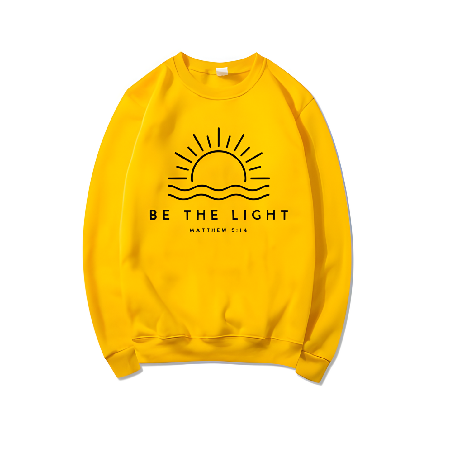 Fleece-Lined Crew Neck: Warm & Stylish Slogan for Women