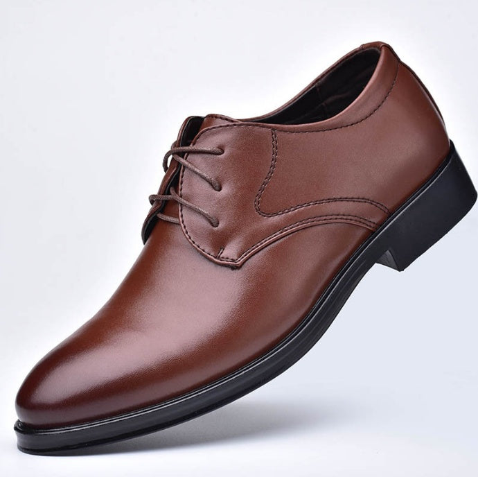 Men's Pointed Toe Black Shoes: Stylish & Sleek